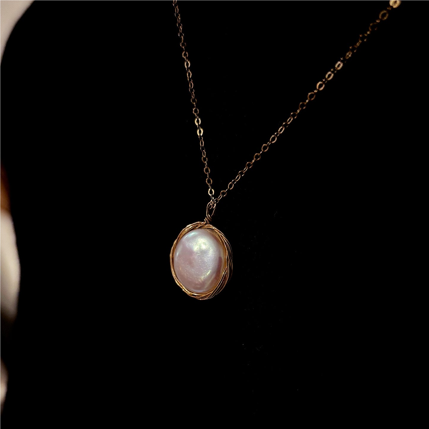 Pearl Necklace＆Earing