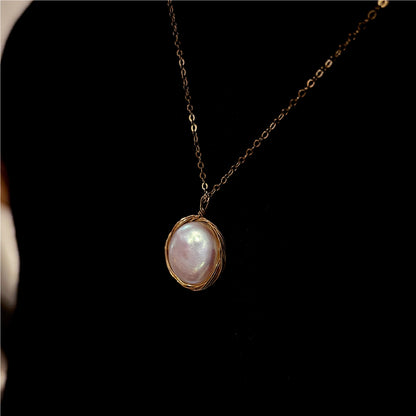 Pearl Necklace＆Earing