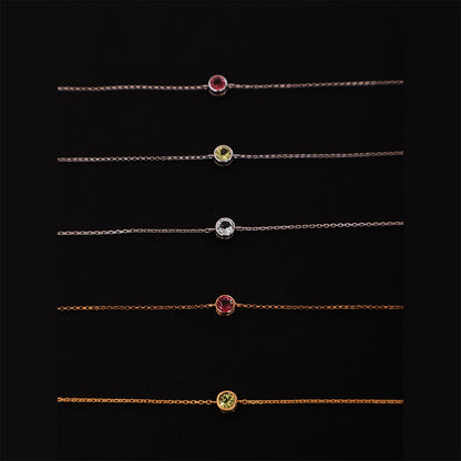 Gemstone Bracelet Gold & Silver