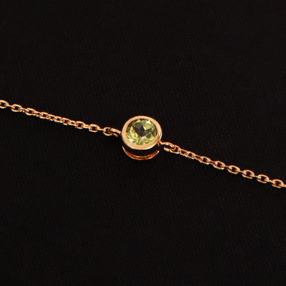 Gemstone Bracelet Gold & Silver